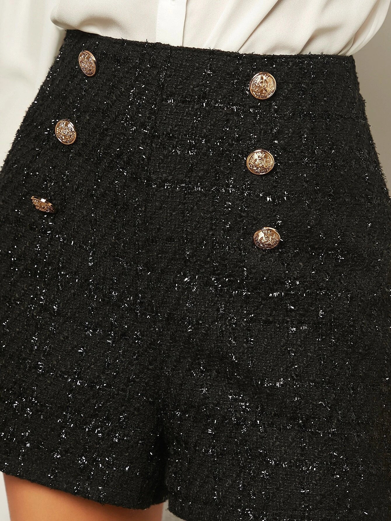 Jovianne |  Tweed Shorts