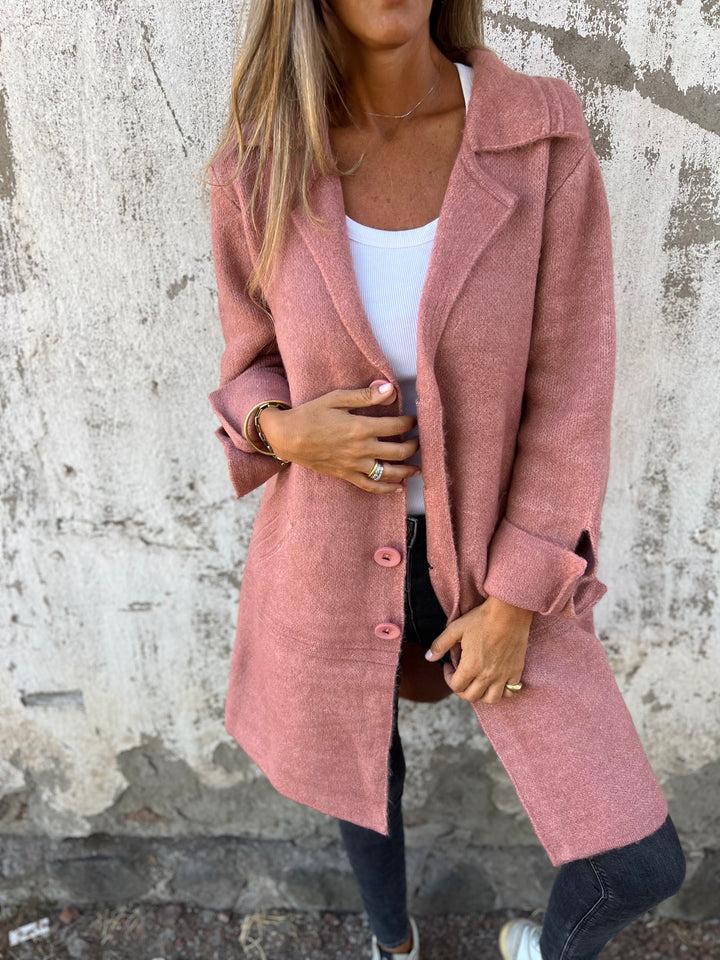 Holm™ | Casual Lang Frakke Med Manchetter
