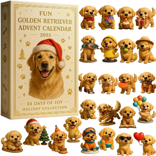 Sjov Golden Retriever | Julekalender 2025