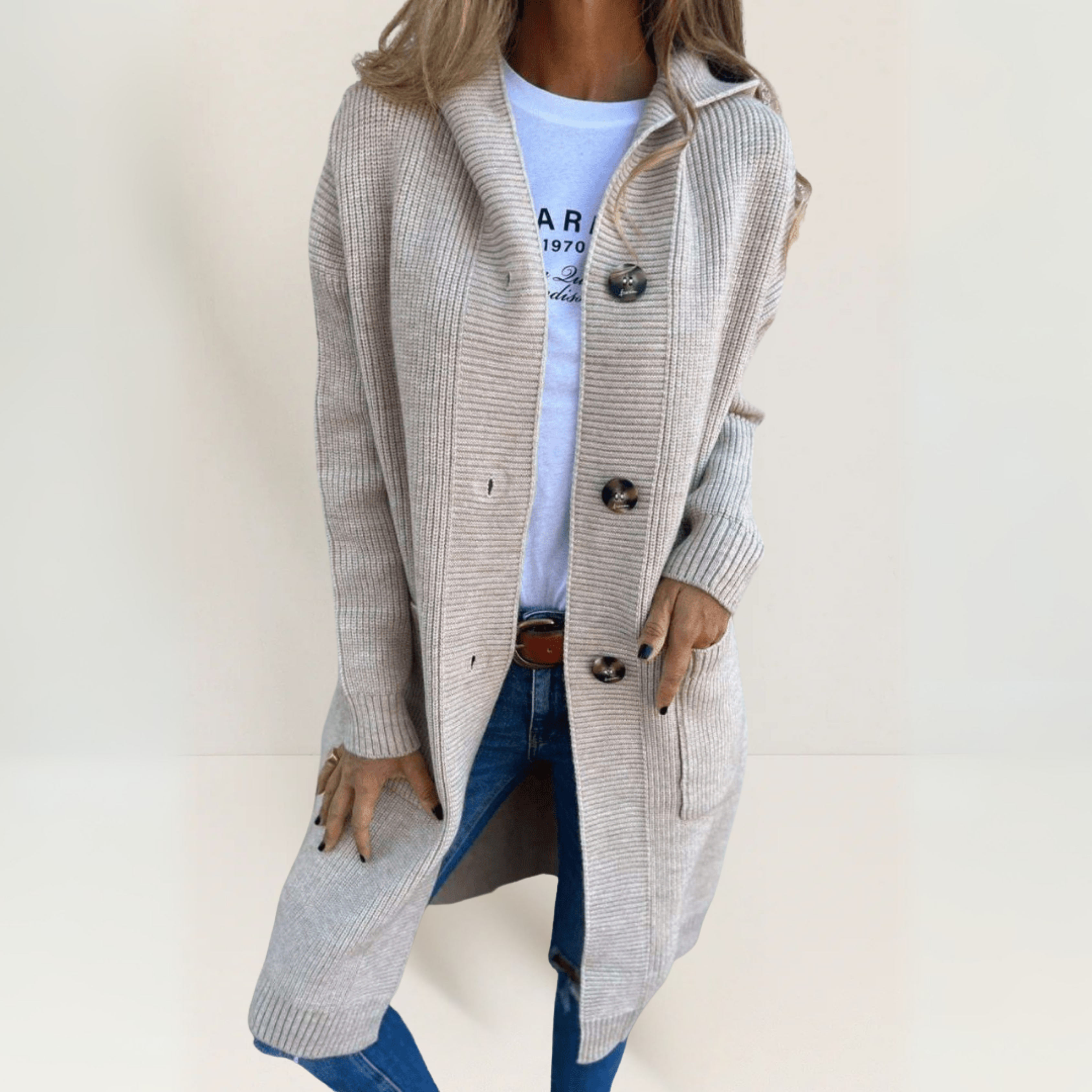 Holm™ | Lang og elegant cardigan