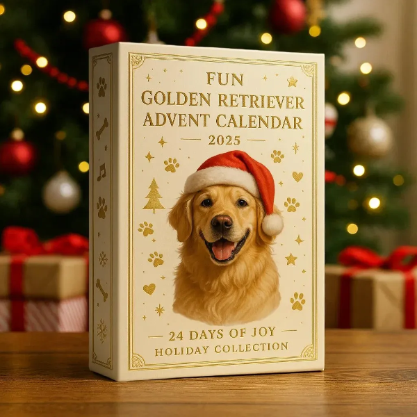 Sjov Golden Retriever | Julekalender 2025