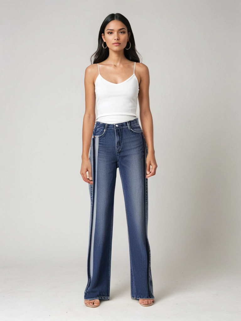 Holm™ | Jeans med Udvidede Sider