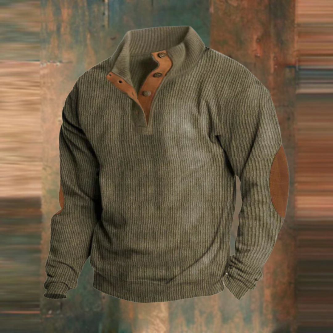 Holm™ | Sweater med høj krave og lange ærmer