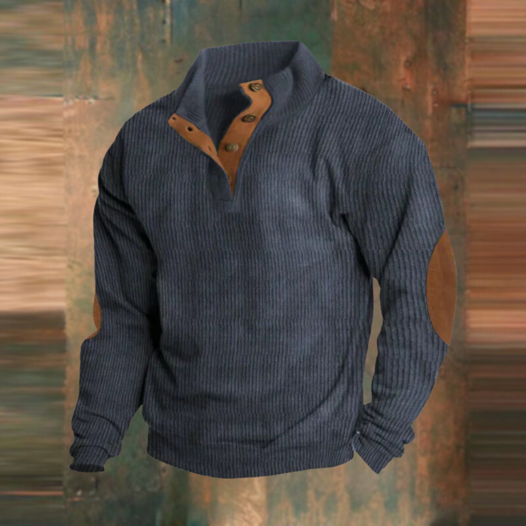 Holm™ | Sweater med høj krave og lange ærmer