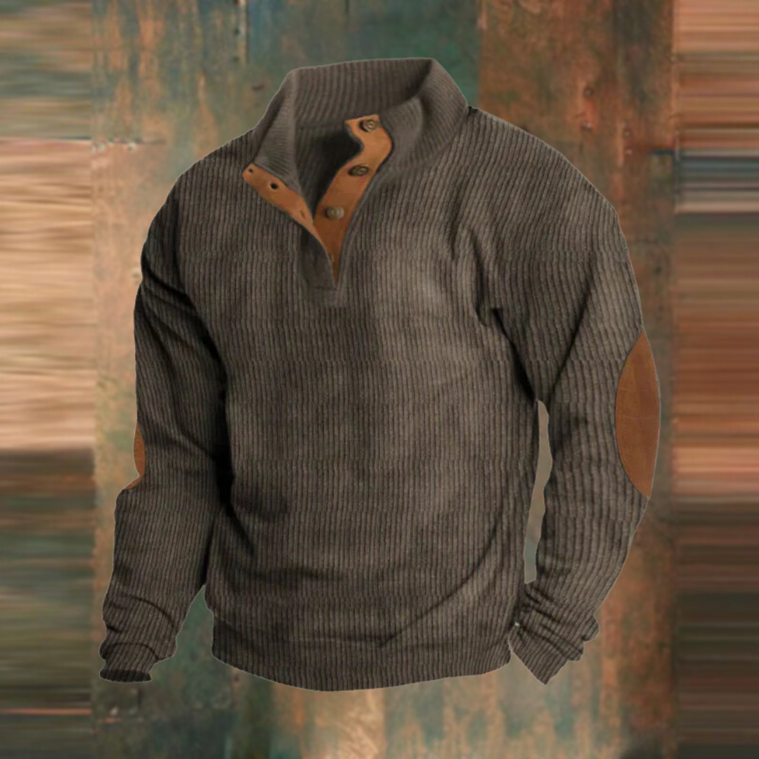 Holm™ | Sweater med høj krave og lange ærmer