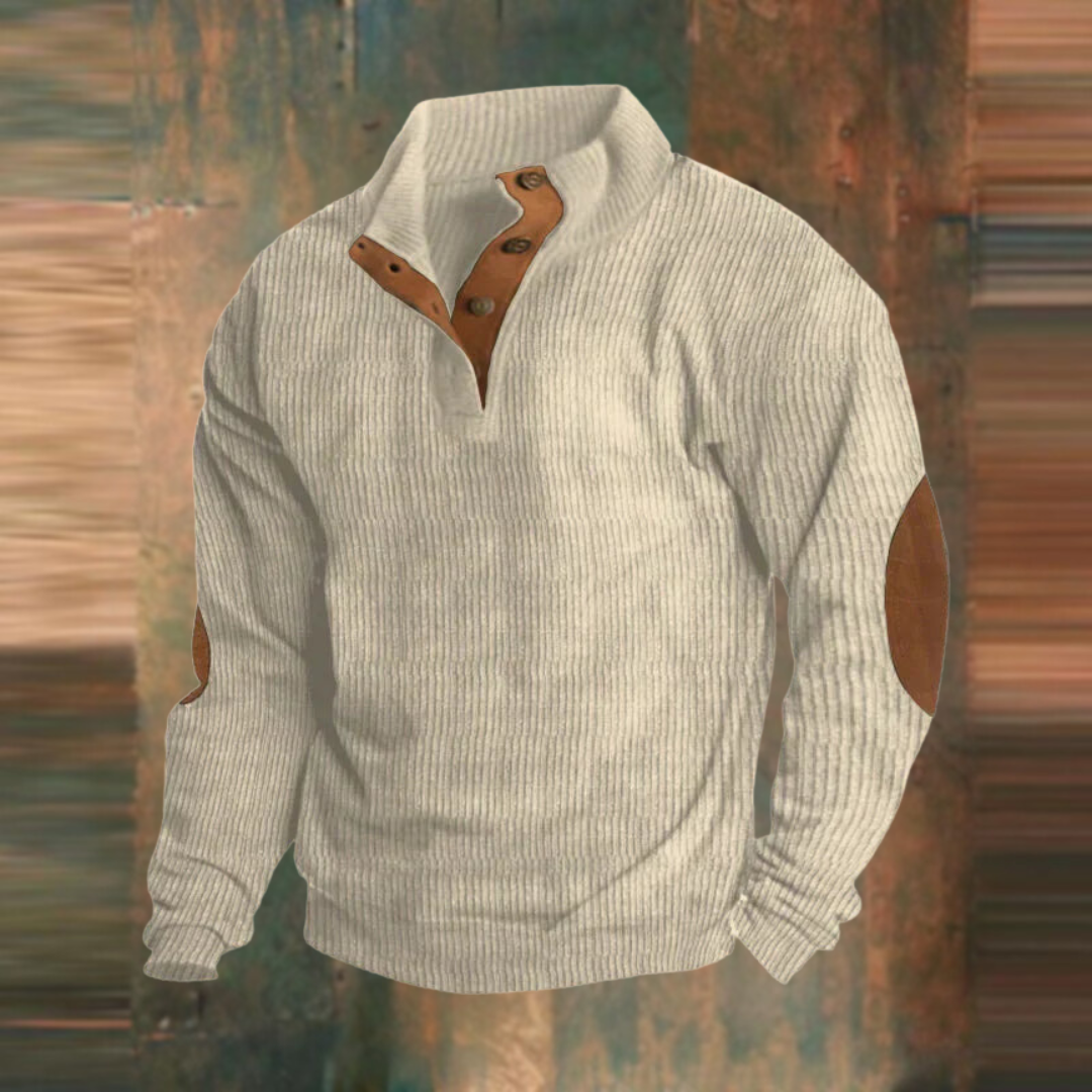 Holm™ | Sweater med høj krave og lange ærmer