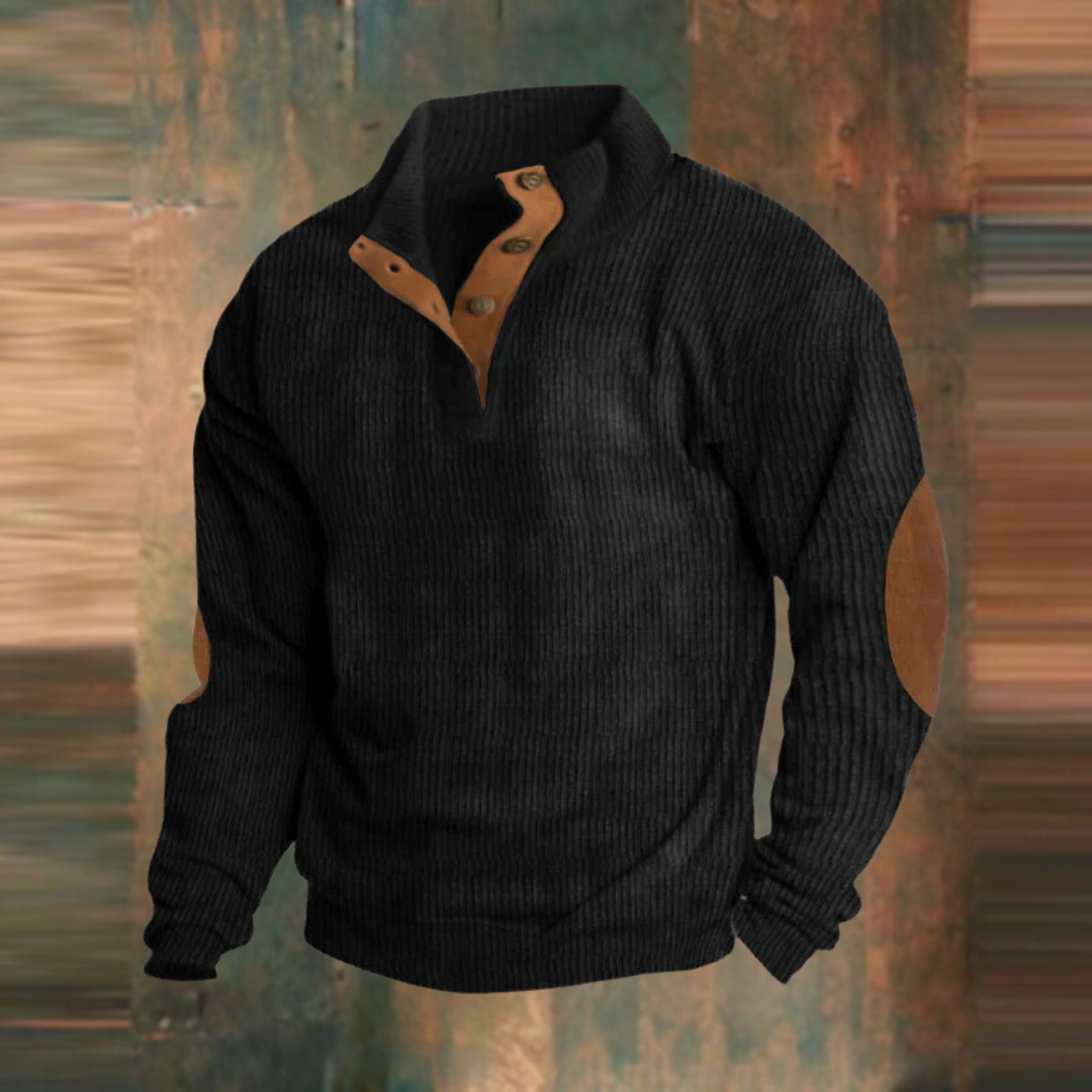 Holm™ | Sweater med høj krave og lange ærmer
