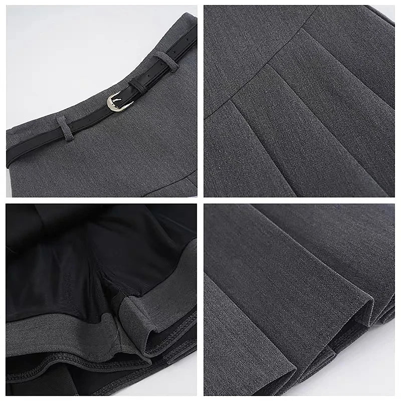 Holm™ | Den Plisserede Chic Shorts Nederdel