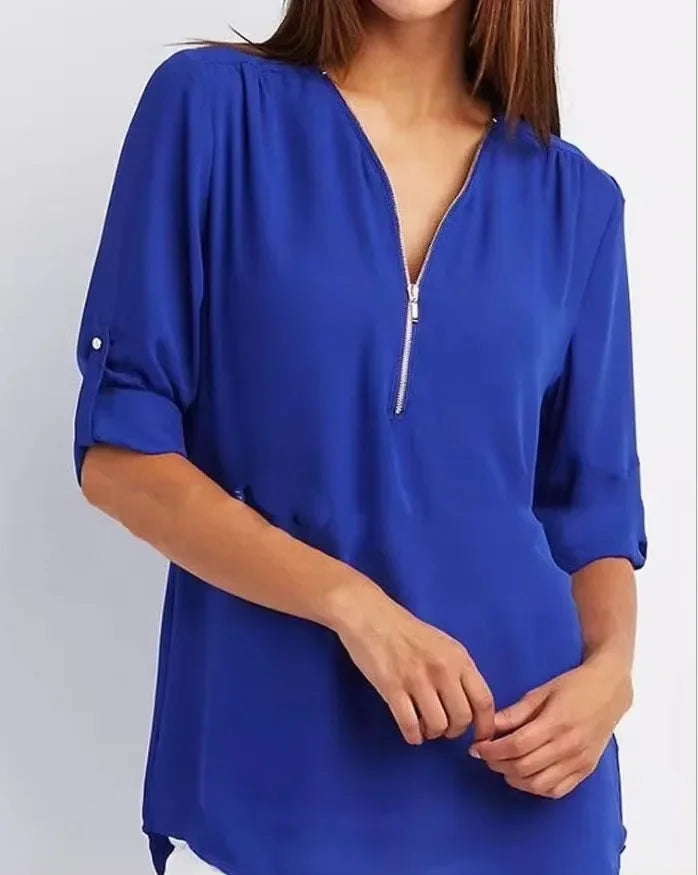 Holm™ | Ronja – Elegant top med lynlås