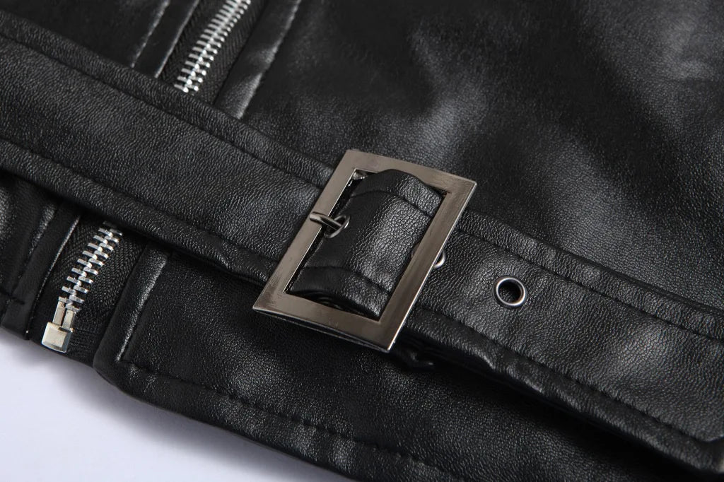 Holm™ | Klassisk Biker Læderjakke