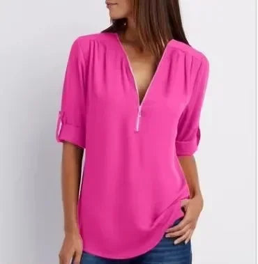 Holm™ | Ronja – Elegant top med lynlås