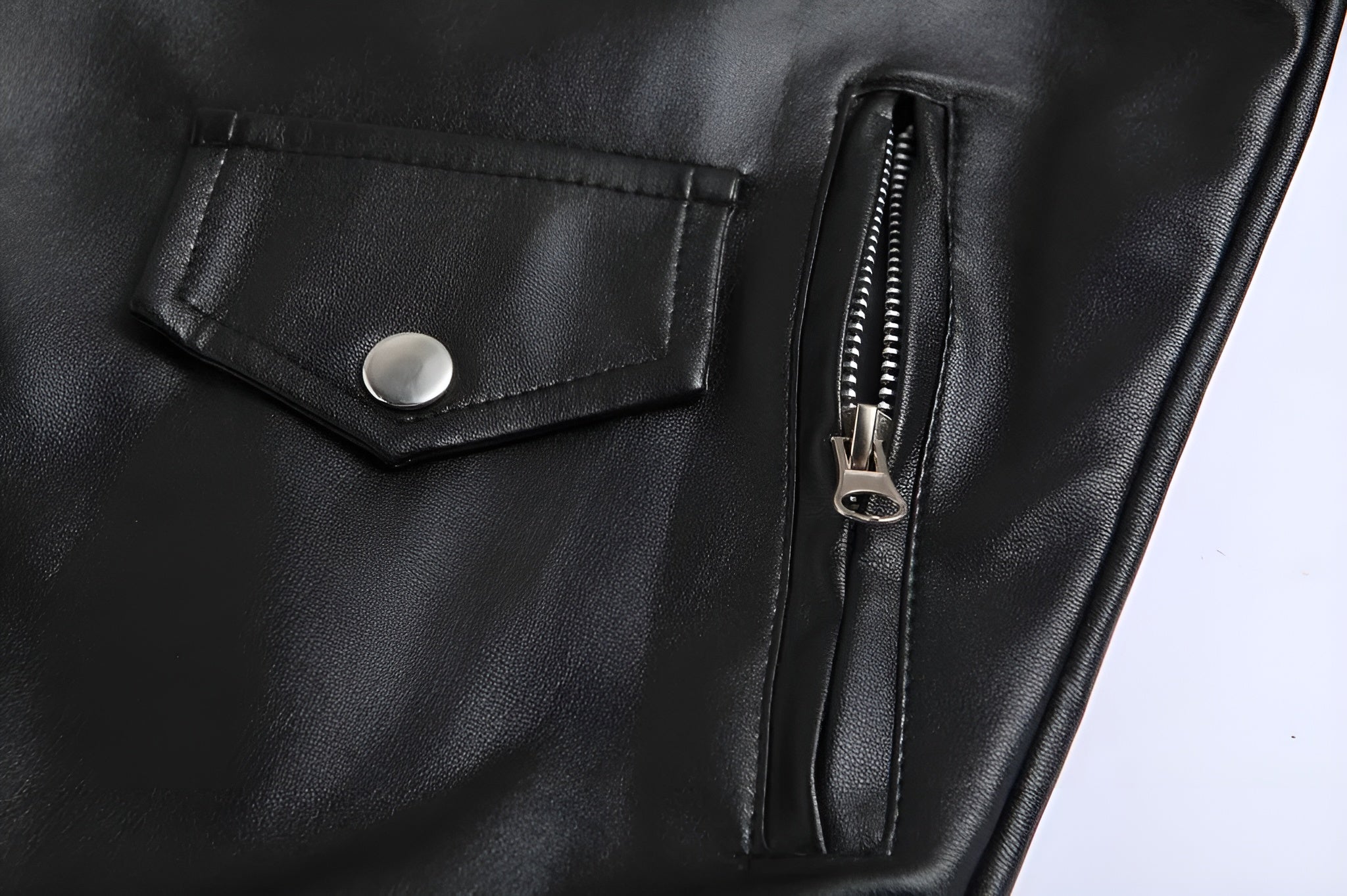 Holm™ | Klassisk Biker Læderjakke