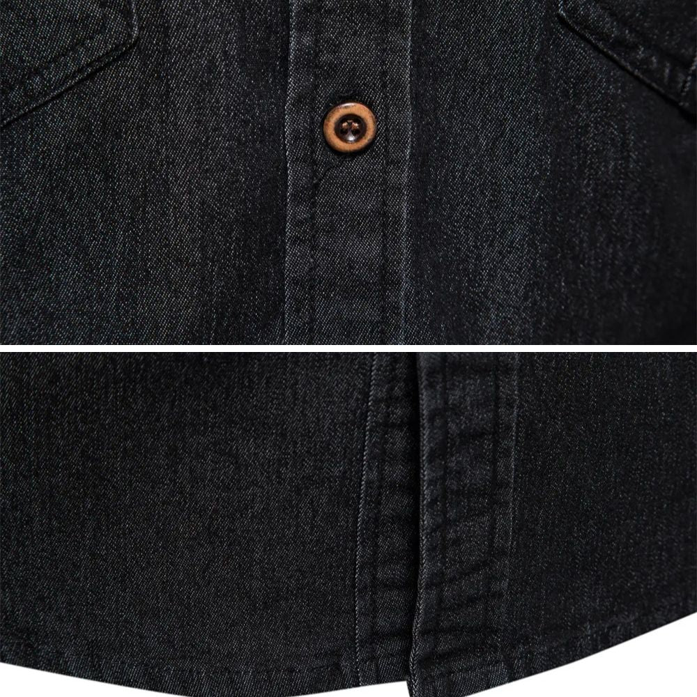 Holm™ | Klassisk Denim Skjorte