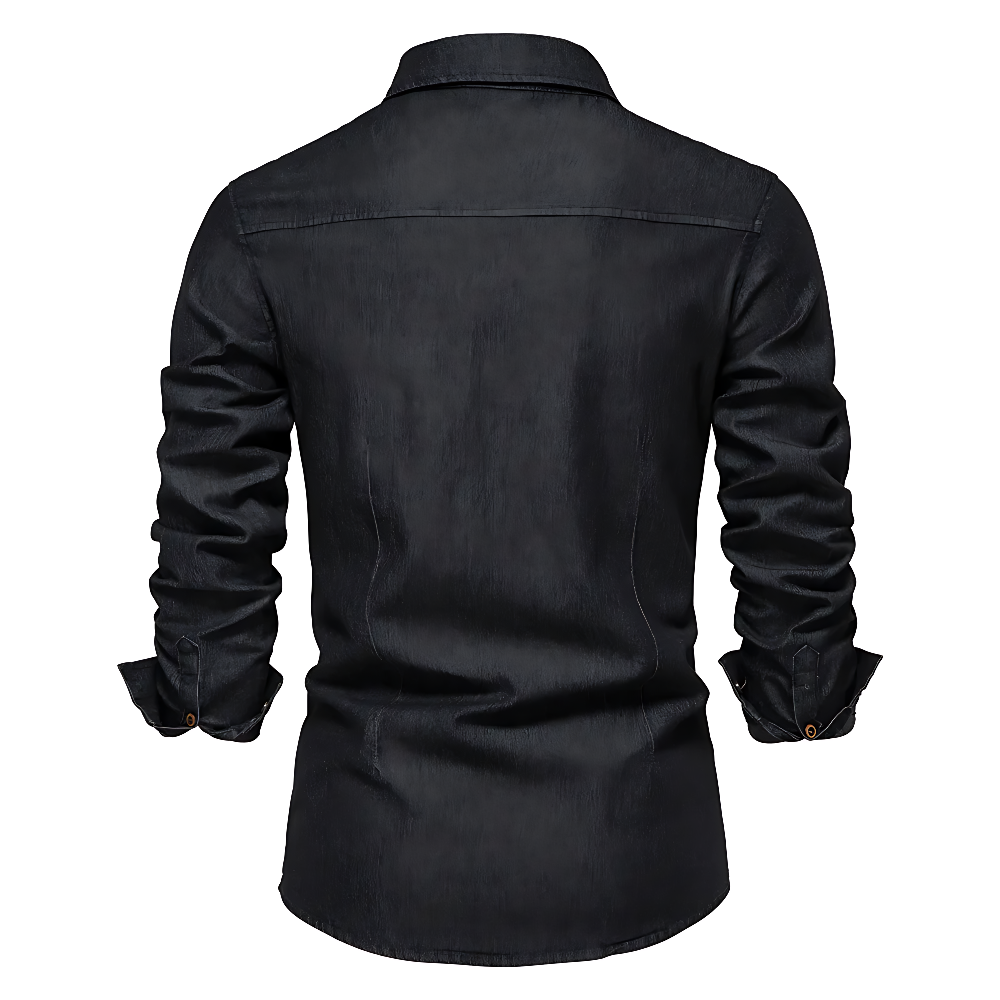 Holm™ | Klassisk Denim Skjorte
