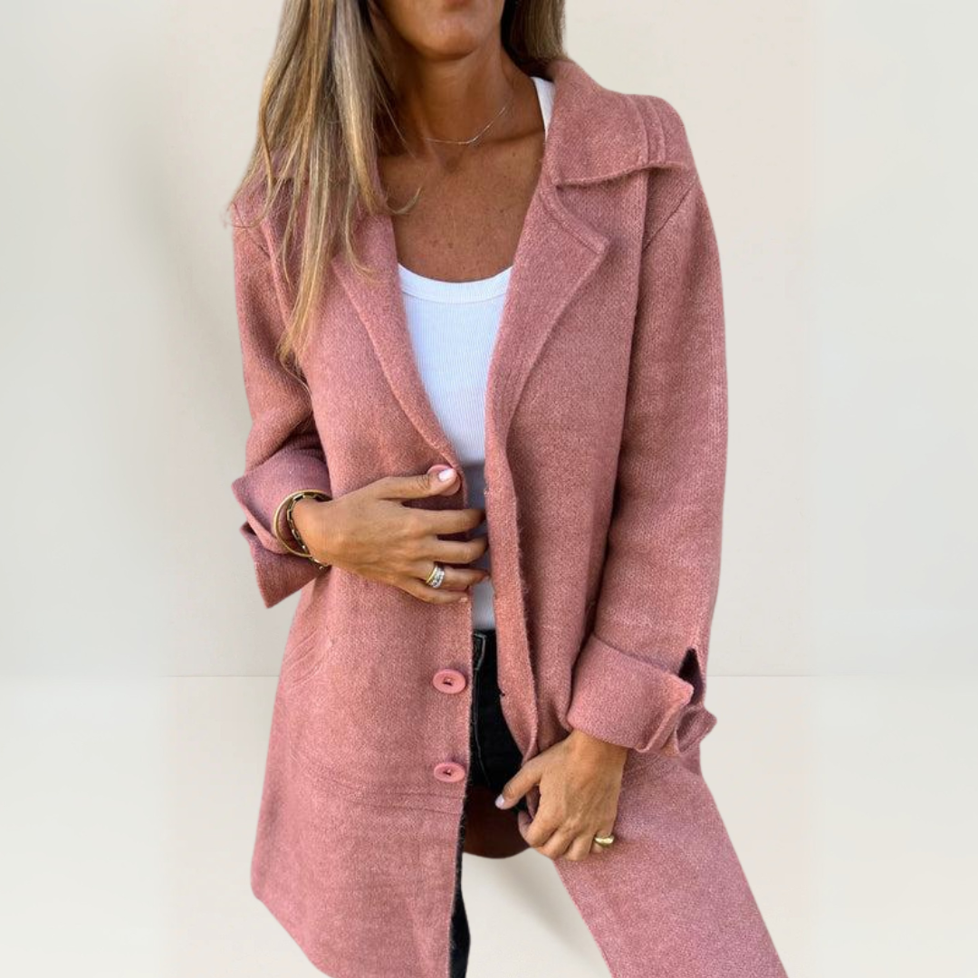 Holm™ | Casual Lang Frakke Med Manchetter