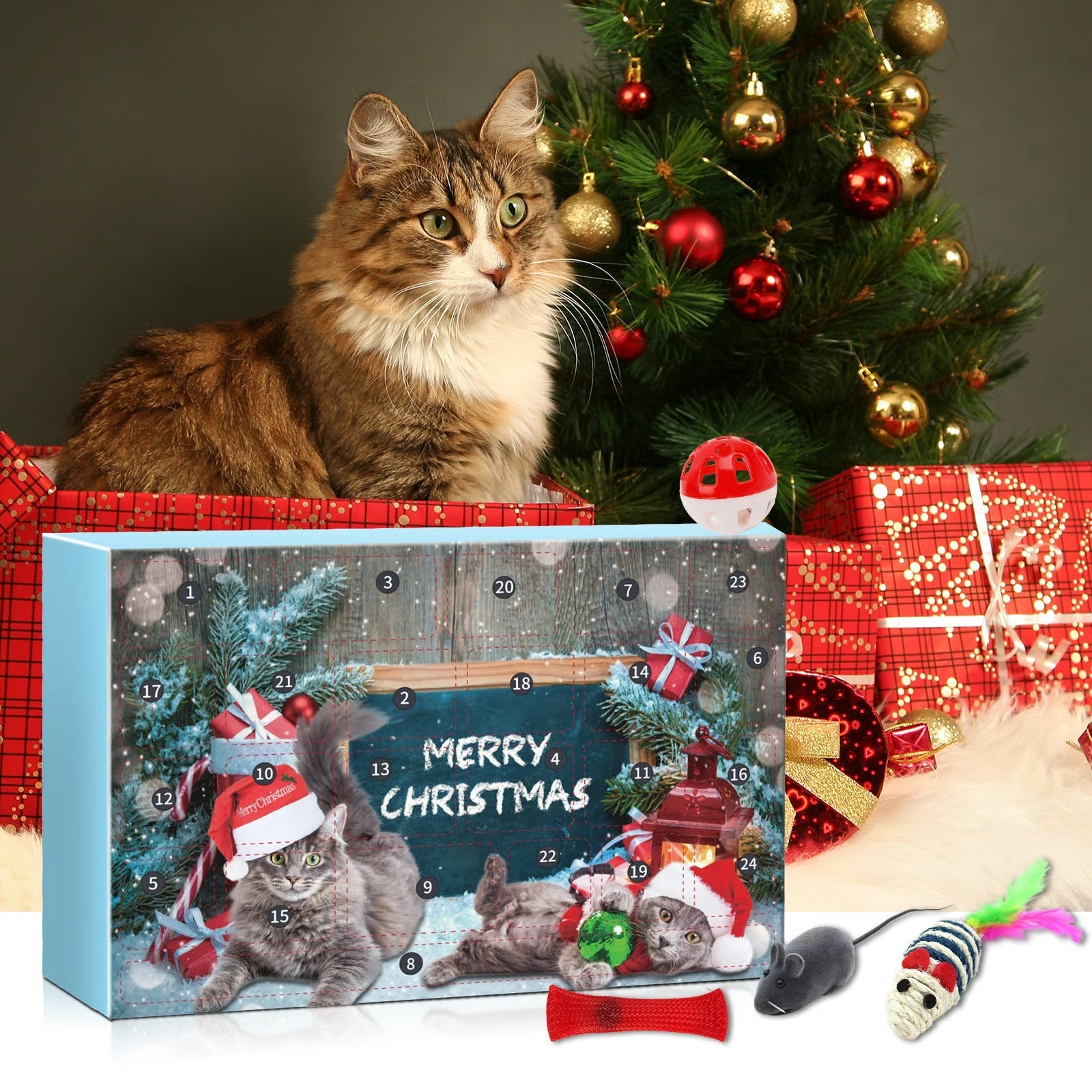 2025 Ny katte julekalender