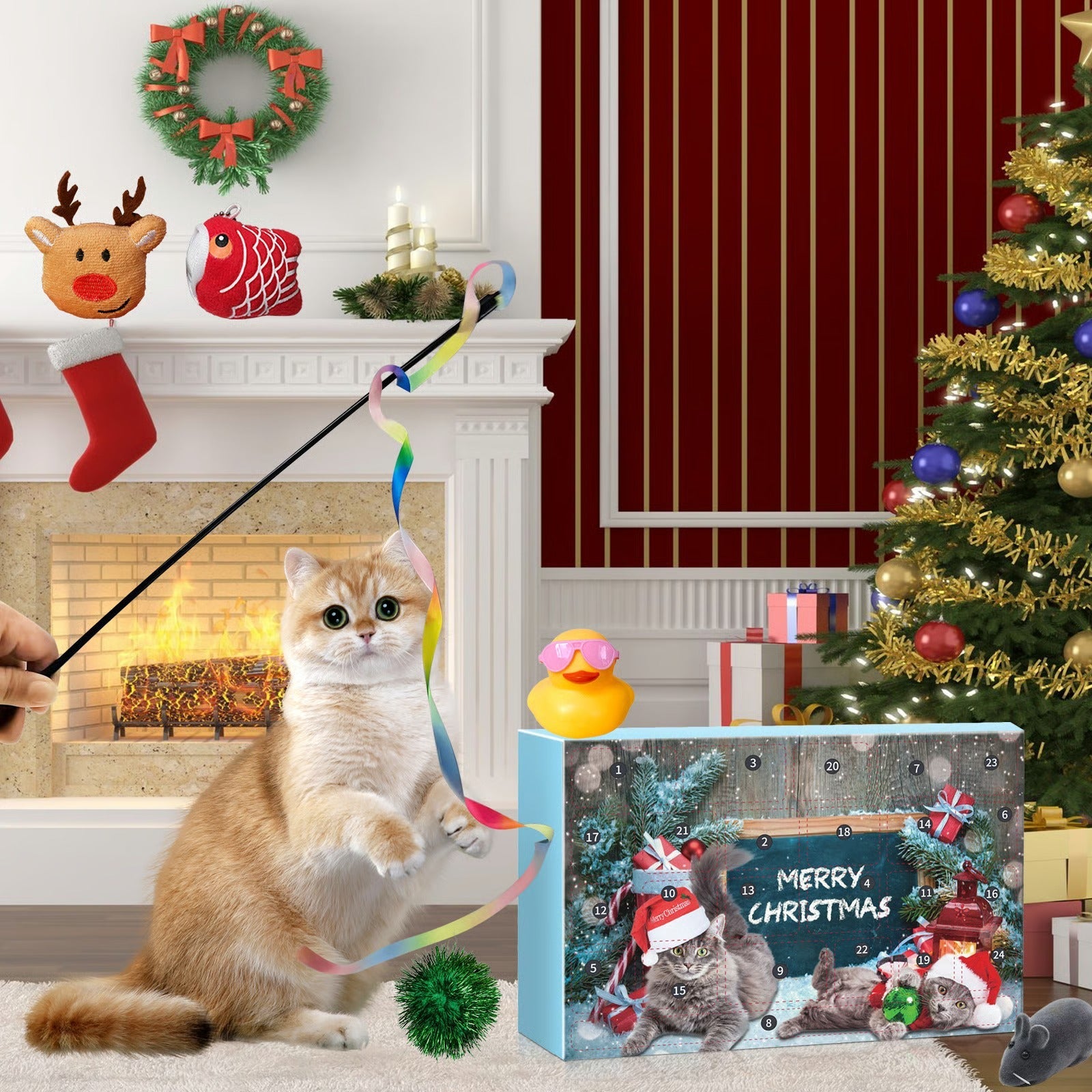 2025 Ny katte julekalender
