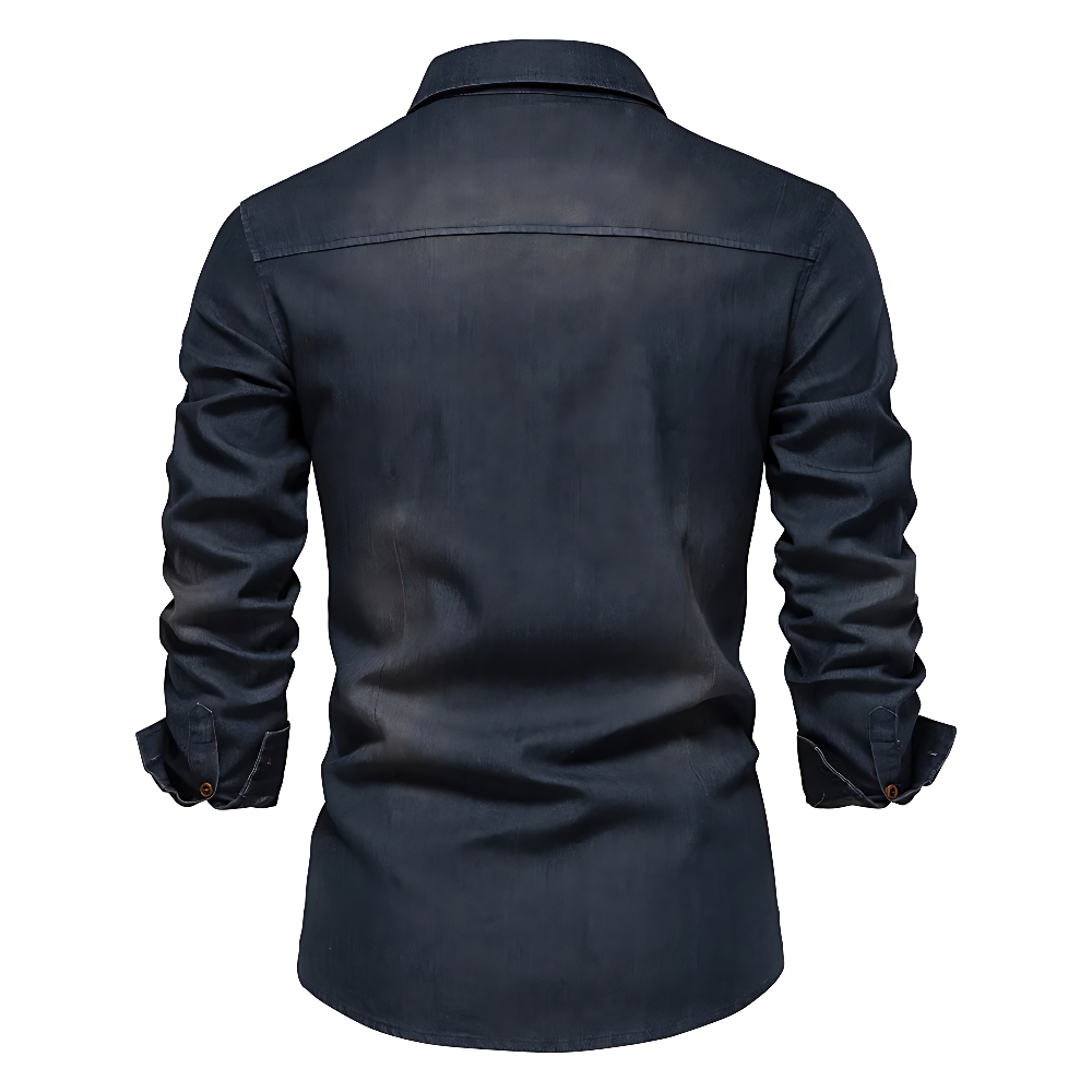 Holm™ | Klassisk Denim Skjorte