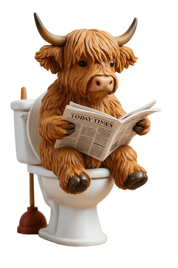 🐮Julekalender med Highlander 2025 🎄✨ – Håndlavet 3D-dukke med Highlander (24 dele)