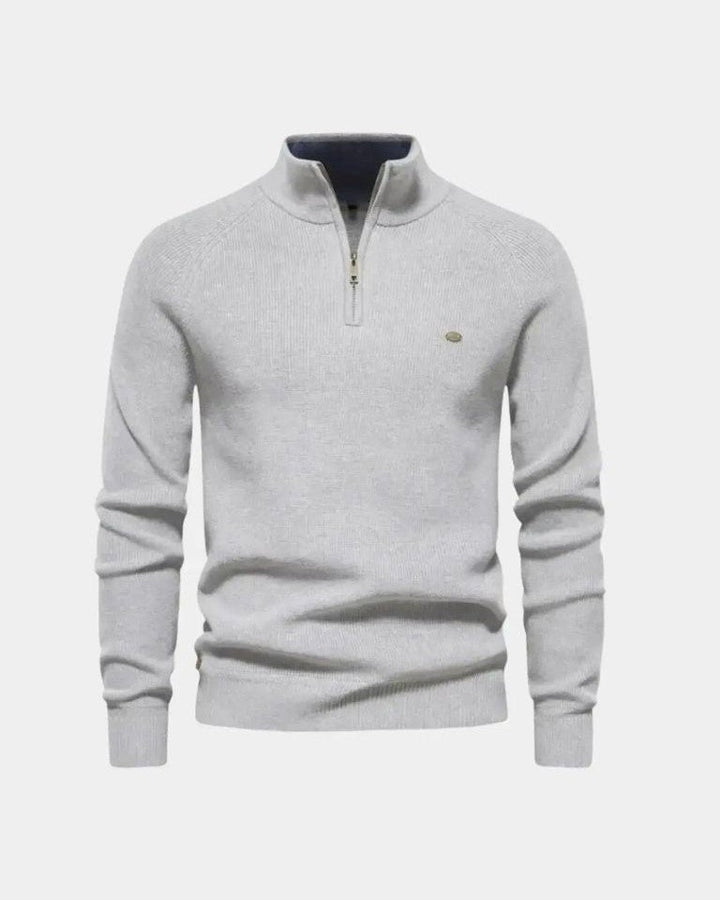 Christian™ | Sweater med Lynlås