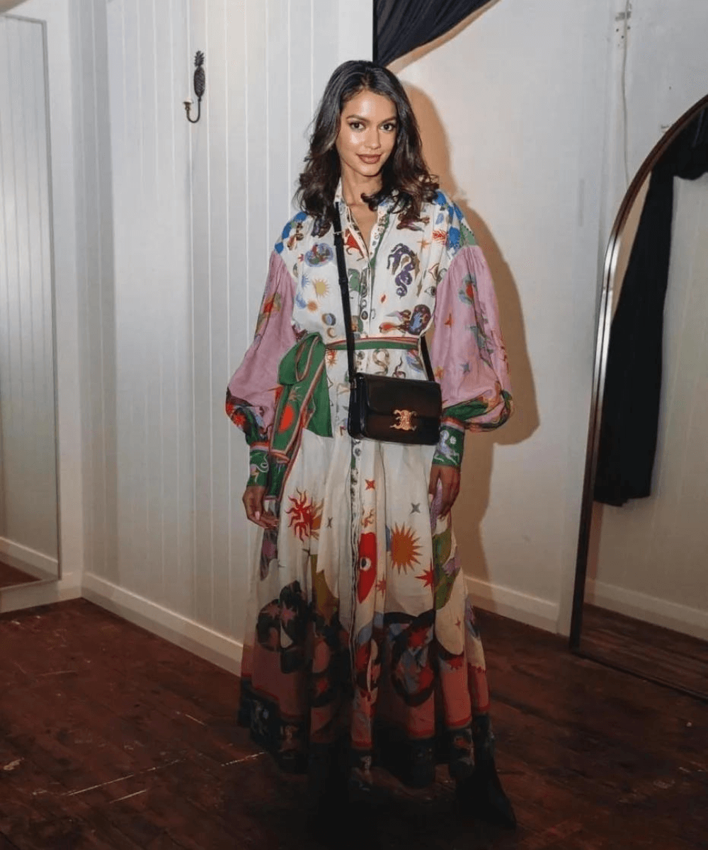 Solène | Elegant Italiensk Maxi Kjole