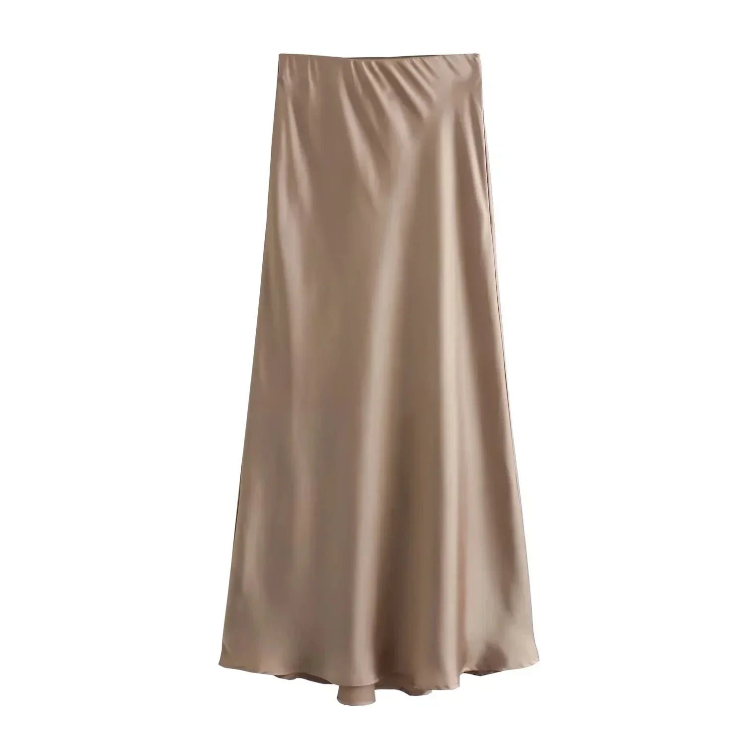 Justine | La Jupe Maxi Satin