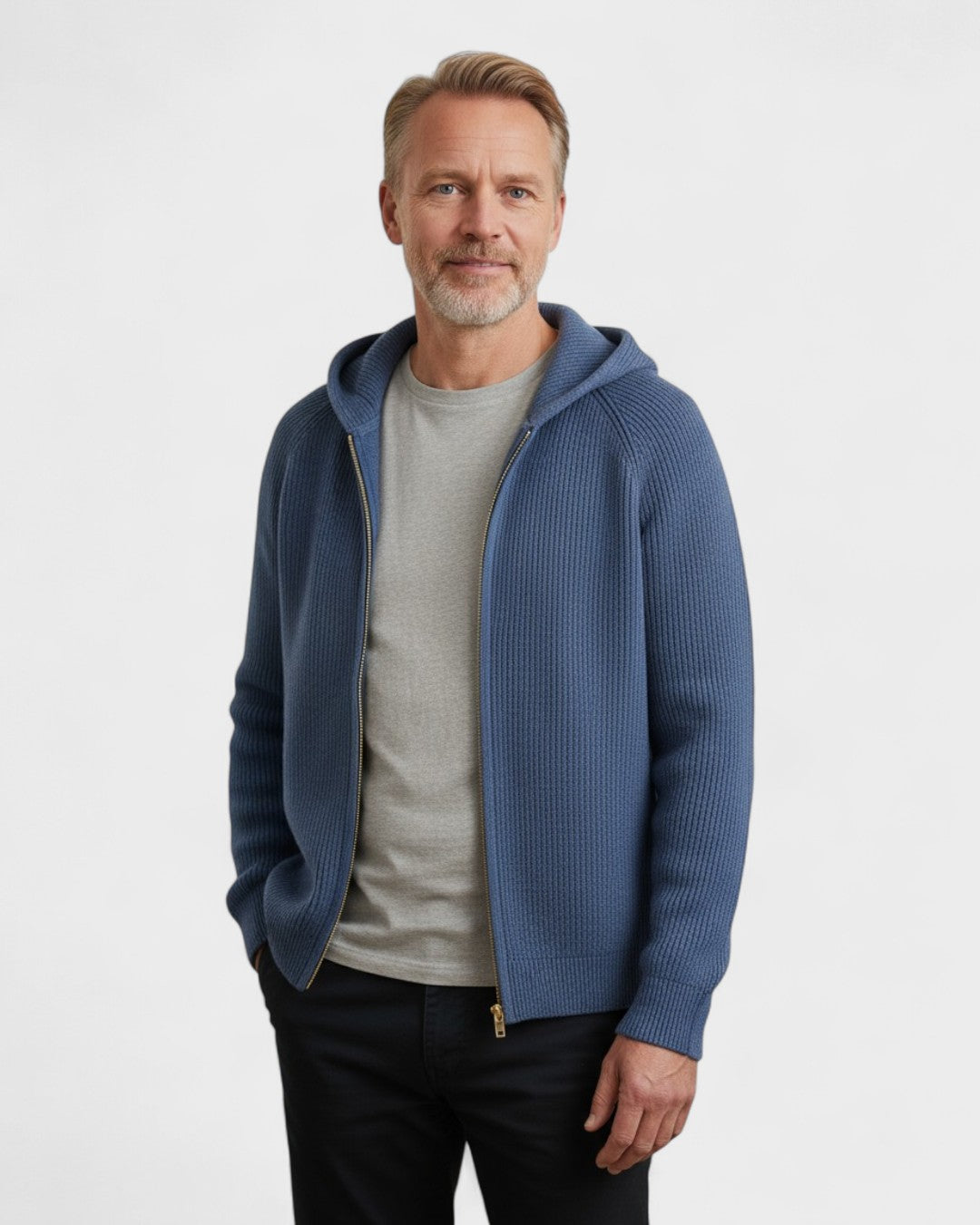 Tobias™ | Cardigan i merinould